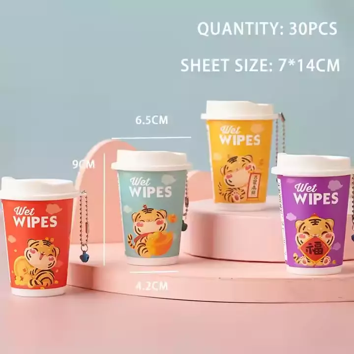 Mini bisa membasahi tisu
