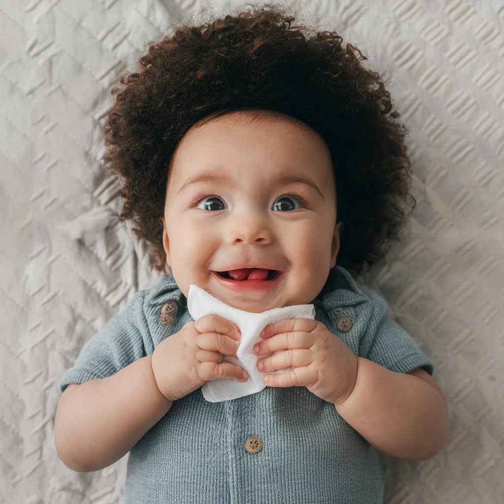 Tisu basah untuk anak -anak